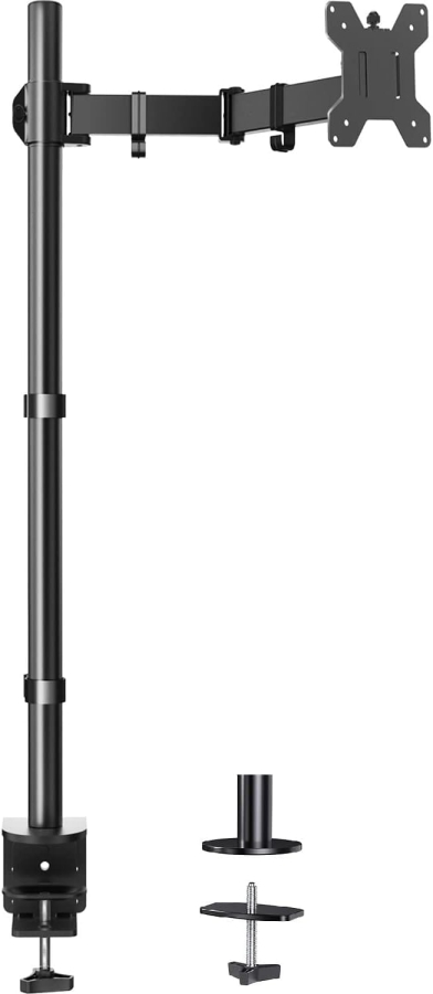 HUANUO Monitorarm - 1 Monitor - [13–32"] - Extra-Hohe 101cm Säule / bis 10kg